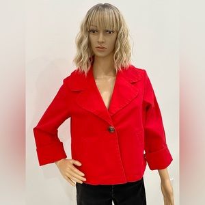 Cute Red Swing Jacket, Size M